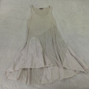 Eileen Fisher Dress Linen Silk Mixed Material Tank Tunic